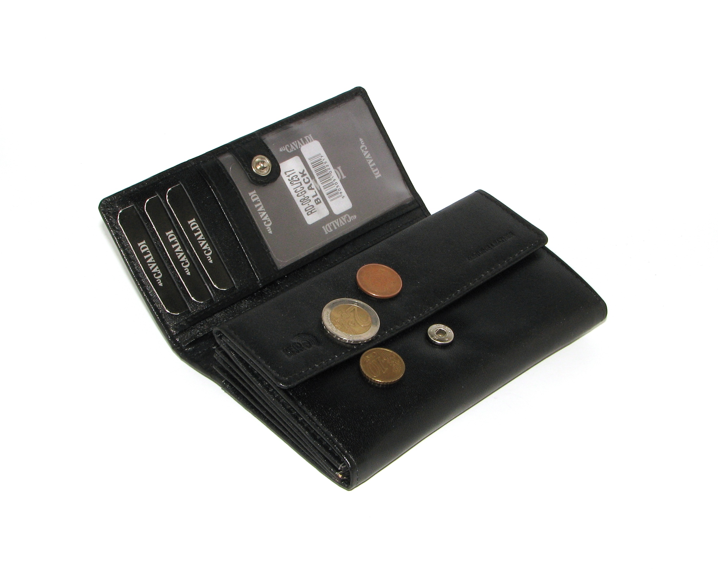 Кошелек женский Cavaldi RD-08-GCL BLACK Кошелек женский Cavaldi RD-08-GCL BLACK